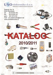 Katalog UNO elektronika 2010-2011 Katalog UNO elektronika 2010-2011